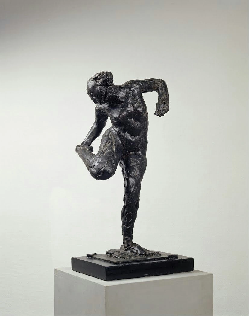 Edgar Degas - Dancer Looking at the Sole of Her Right Foot Cast Poster 1900 Edgar Degas Dancer Looking at the Sole of Her Right Foot Cast 1900 Poster PrintOvly