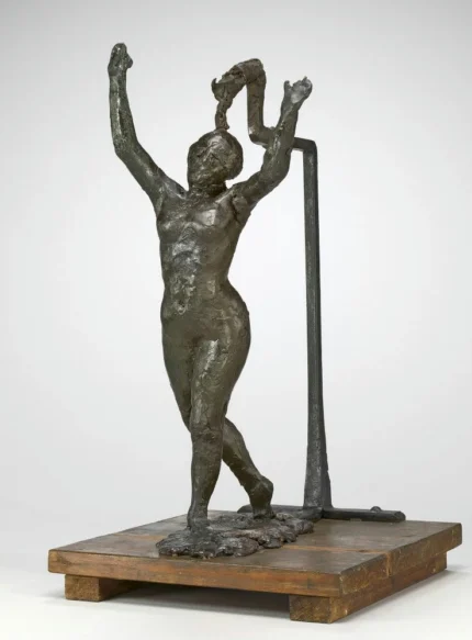 Edgar Degas Dancer Moving Forward Arms Raised 1885 Poster PrintOvly