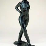 Edgar Degas Dancer at Rest Hands Behind Her Back Right Leg Forward 1882 Poster PrintOvly