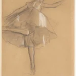Edgar Degas Dancer on Pointe 1878 Poster PrintOvly