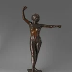 Edgar Degas Dancer Ready to Dance Right Foot Forward 1882 Poster PrintOvly