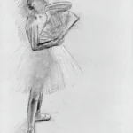 Edgar Degas Dancer with a Fan 1890 Poster PrintOvly