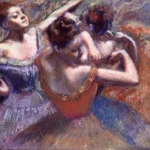 Edgar Degas Dancers 1905 Poster PrintOvly