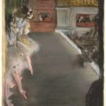 Edgar Degas Dancers at the Old Opera House 1877 Poster PrintOvly