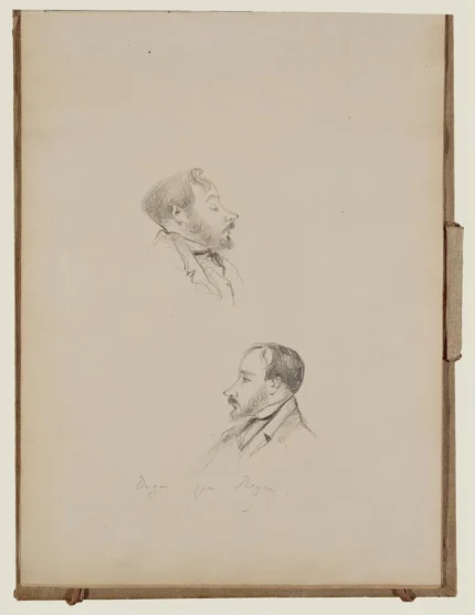Edgar Degas And Other Sketches 1877 Poster PrintOvly