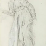 Edgar Degas Drapery Study for Semiramis Building Babylon 1860 Poster PrintOvly