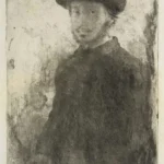 Edgar Degas Self Portrait 1857 Poster PrintOvly