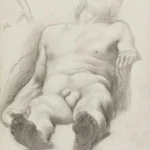 Edgar Degas Étude Homme Nu Couché 1880 Poster PrintOvly