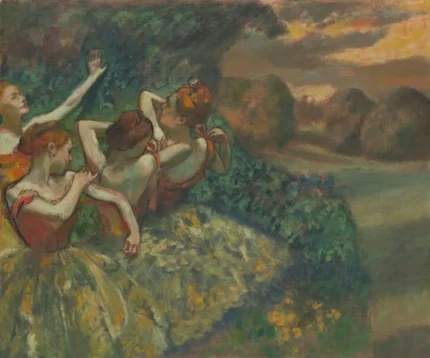 Edgar Degas Four Dancers 1899 Poster PrintOvly