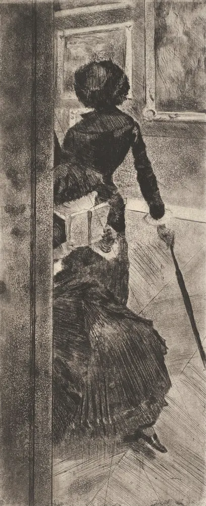 Edgar Degas La Peinture 1879 Poster PrintOvly