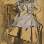 Edgar Degas Giulia Bellelli 1858 Poster PrintOvly
