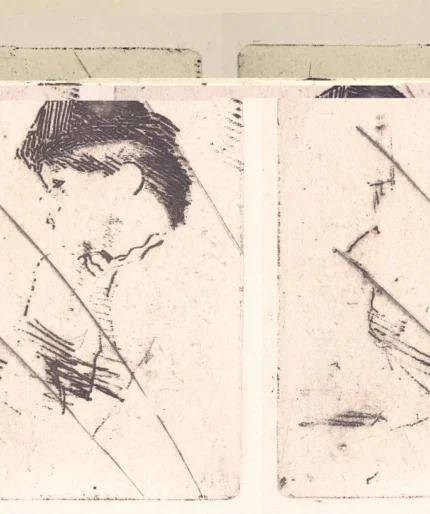 Edgar Degas Head and Shoulders of a Young Woman in Profile I 1879 Poster PrintOvly