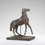 Edgar Degas Horse Rearing 1880s 1882 Poster PrintOvly