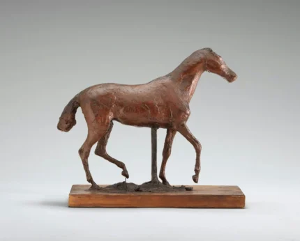 Edgar Degas Horse Walking Possibly Early 1870s 1875 Poster PrintOvly