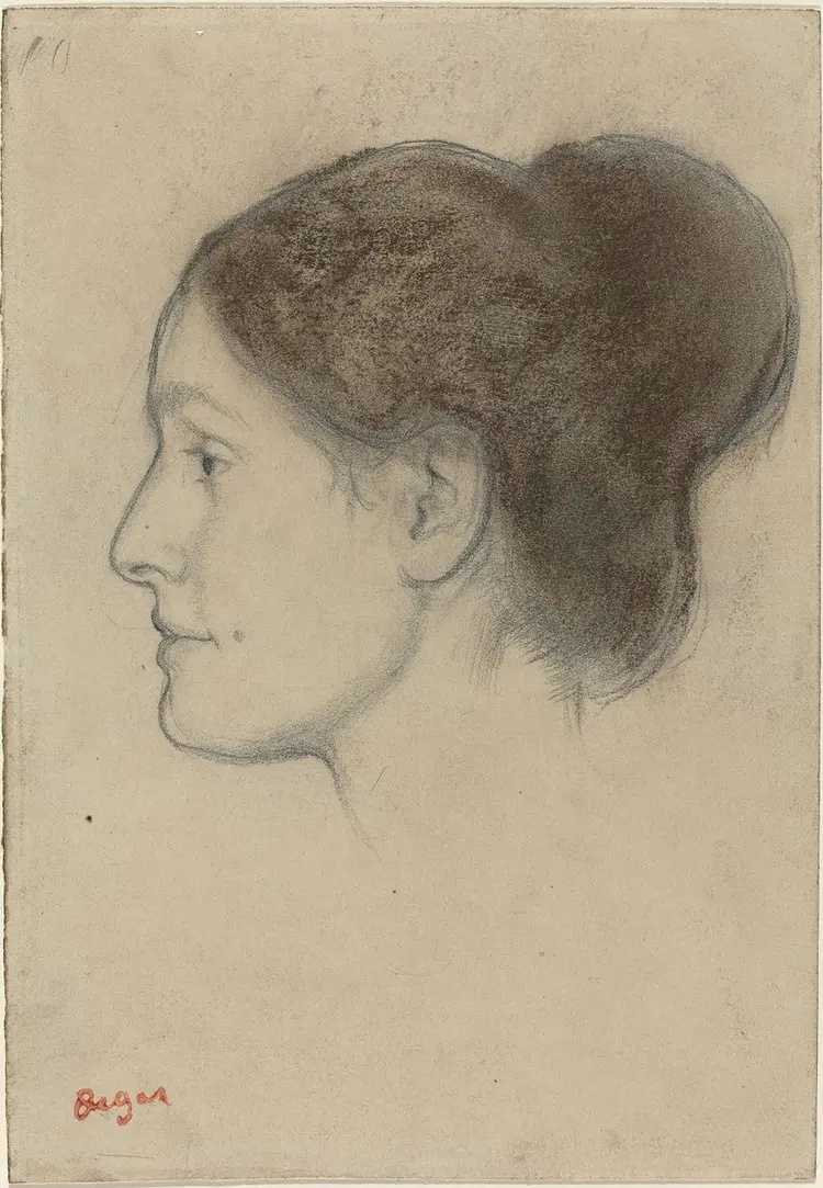 Edgar Degas - Hortense Valpinçon Poster 1866 Edgar Degas Hortense Valpinçon 1866 Poster PrintOvly