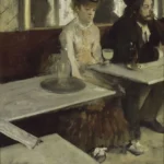 Edgar Degas In a Café 1876 Poster PrintOvly
