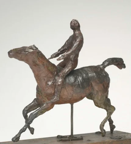 Edgar Degas Jockey Mid 1870s 1882 Poster PrintOvly