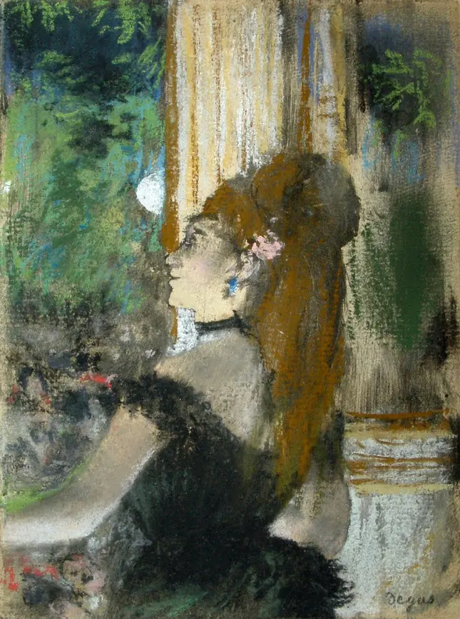 Edgar Degas - La Chanteuse Poster 1877 Edgar Degas La Chanteuse 1877 Poster PrintOvly