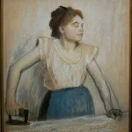 Edgar Degas La Repasseuse 1882 Poster PrintOvly