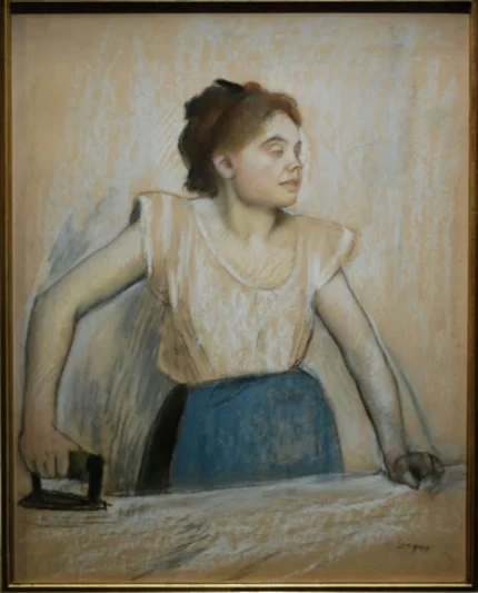 Edgar Degas La Repasseuse 1882 Poster PrintOvly