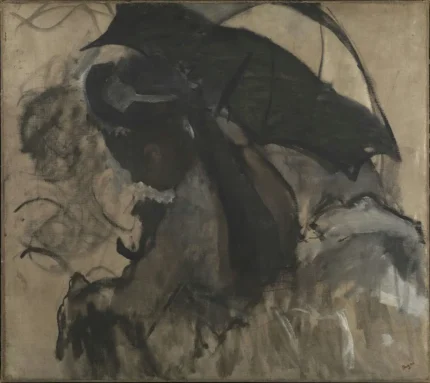 Edgar Degas Lady with a Parasol 1871 Poster PrintOvly