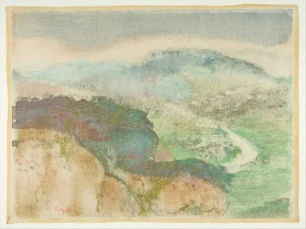 Edgar Degas Landscape 1892 Poster PrintOvly