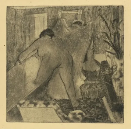 Edgar Degas Leaving the Bath 1895 Poster PrintOvly