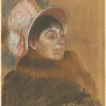 Edgar Degas Madame Dietz Monnin Poster 1879 Wall Art Painting