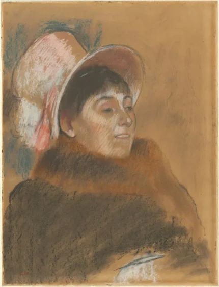 Edgar Degas Madame Dietz Monnin 1879 Poster PrintOvly
