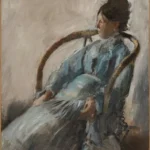 Edgar Degas Madame de Nittis 1872 Poster PrintOvly