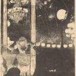 Edgar Degas Mlle Bécat 1877 Poster PrintOvly