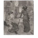 Edgar Degas The Etruscan Gallery 1874 Poster PrintOvly