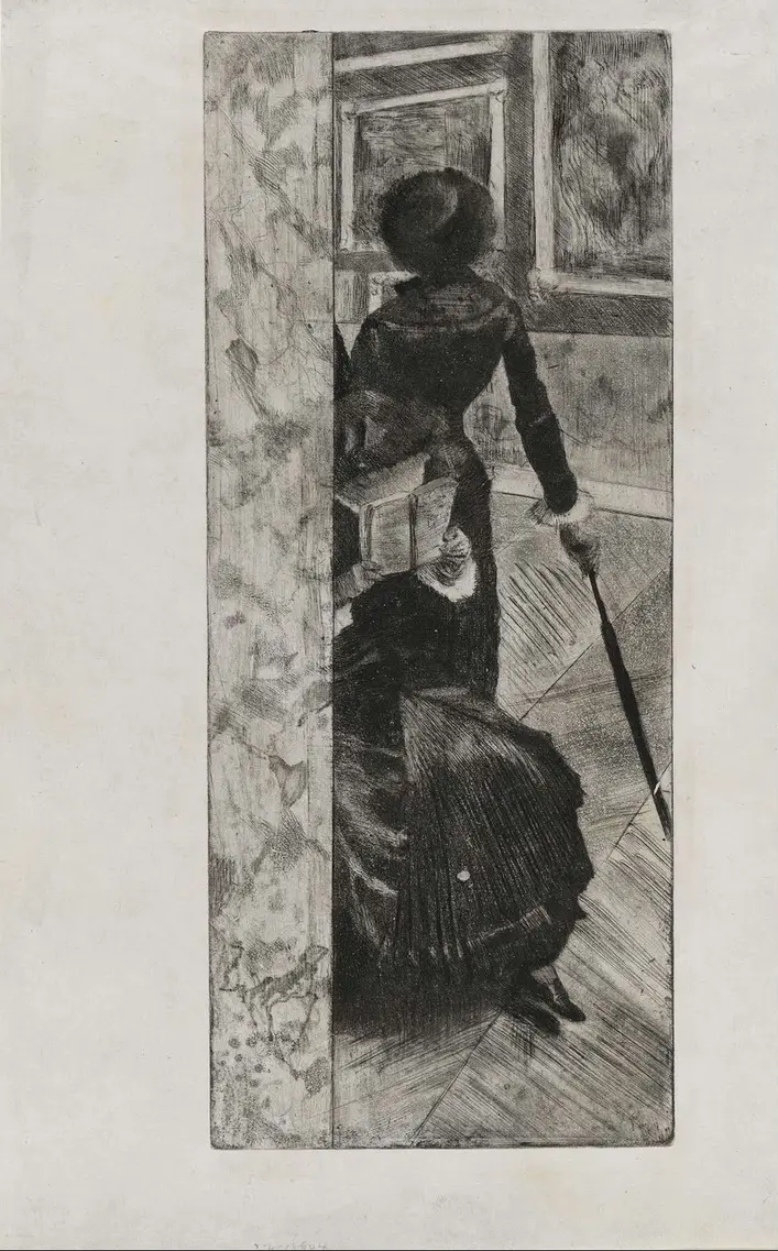 Edgar Degas - The Paintings Gallery Poster 1879 Edgar Degas The Paintings Gallery 1879 Poster PrintOvly