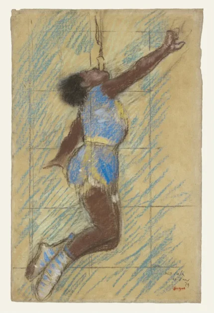 Edgar Degas Miss Lala at the Fernando Circus 1879 Poster PrintOvly