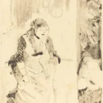 Edgar Degas Mlle Bécat 1880 Poster PrintOvly
