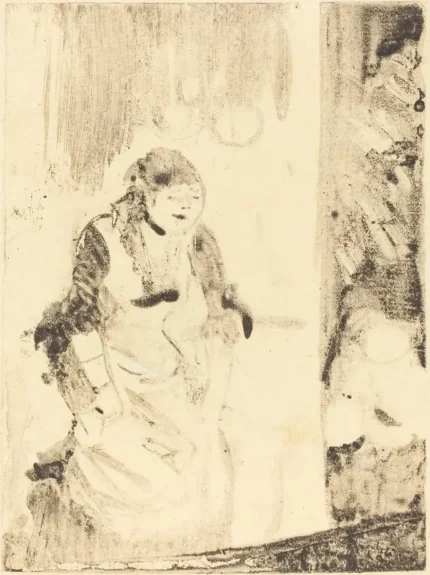 Edgar Degas Mlle Bécat 1880 Poster PrintOvly