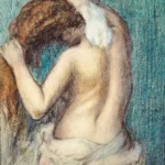 Edgar Degas Mujer Que Se Seca 1906 Poster PrintOvly