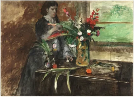 Edgar Degas Portrait of Estelle Musson 1872 Poster PrintOvly
