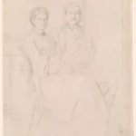 Edgar Degas Portrait of M and Mme Paul Valpinçon 1861 Poster PrintOvly