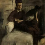 Edgar Degas Portrait of Madame Jeantaud 1875 Poster PrintOvly