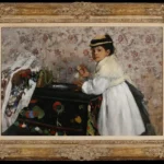 Edgar Degas Portrait of Mlle Hortense Valpinçon 1871 Poster PrintOvly