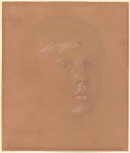 Edgar Degas Portrait of René de Gas 1855 Poster PrintOvly