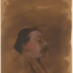 Edgar Degas Portrait of a Man 19th Century 1866 Poster PrintOvly