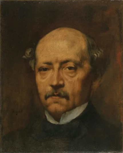 Edgar Degas Portrait of a Man 1866 Poster PrintOvly