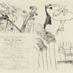 Edgar Degas Program for the Soiree Artistique 1880 Poster PrintOvly