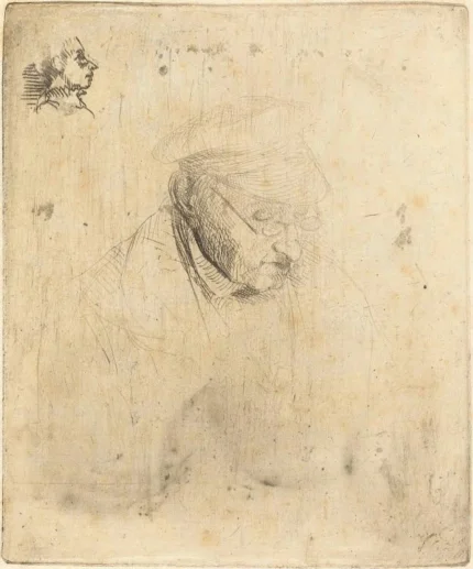 Edgar Degas René de Gas Grandfather of the 1855 Poster PrintOvly