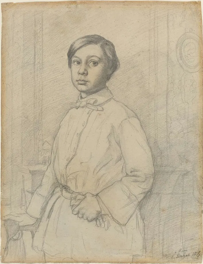 Edgar Degas - René de Gas Poster 1855 Edgar Degas René de Gas 1855 Poster PrintOvly