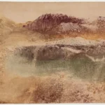 Edgar Degas Russet Landscape 1892 Poster PrintOvly