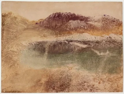 Edgar Degas Russet Landscape 1892 Poster PrintOvly