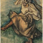 Edgar Degas Russian Dancer 1899 Poster PrintOvly